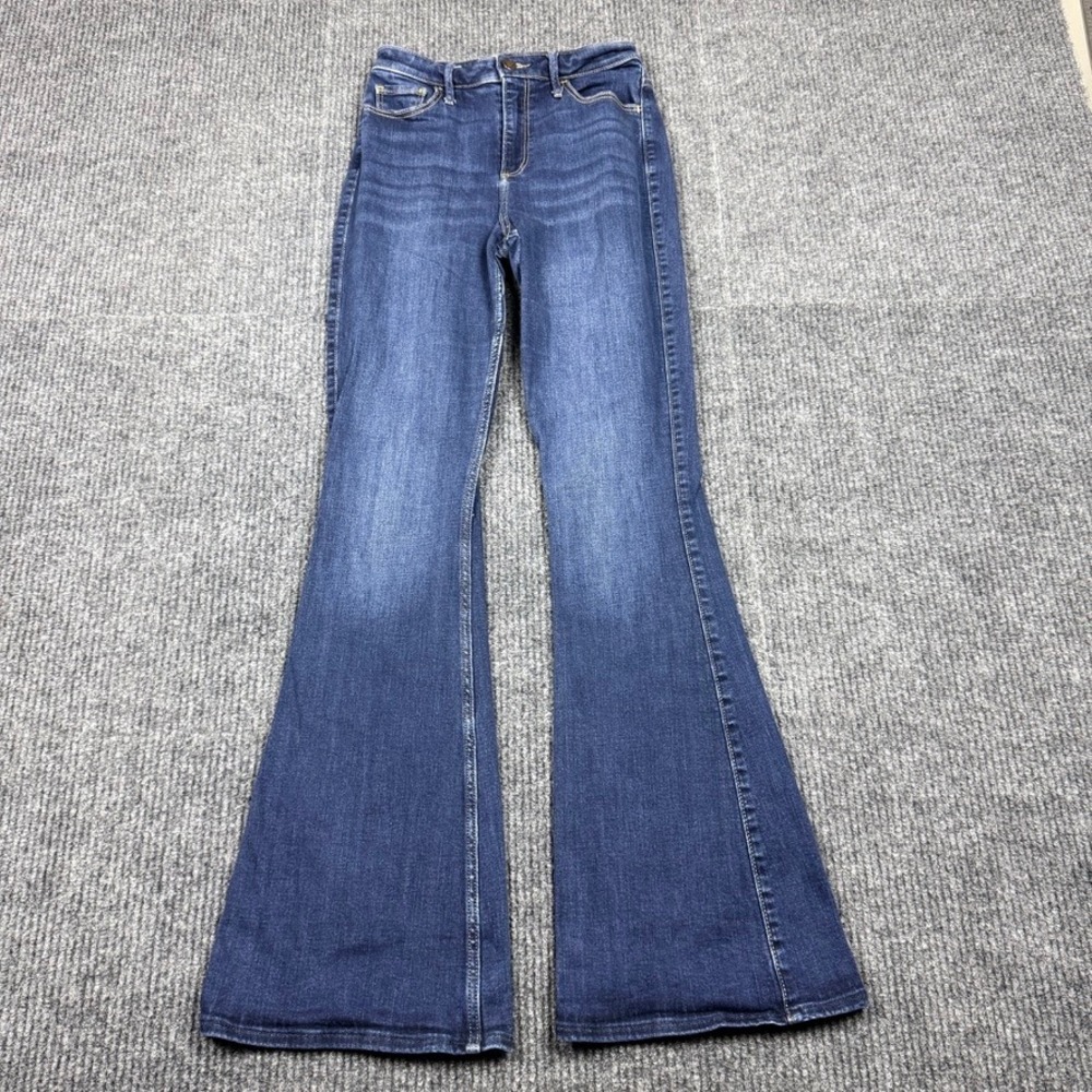 Hollister Curvy High-Rise Vintage Flare Dark Wash Jeans W27 L34 5L